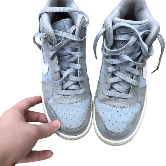 RARE 2016 Nike Court Borough Mid 'Wolf Gray' Size 7 - Picture 16 of 16